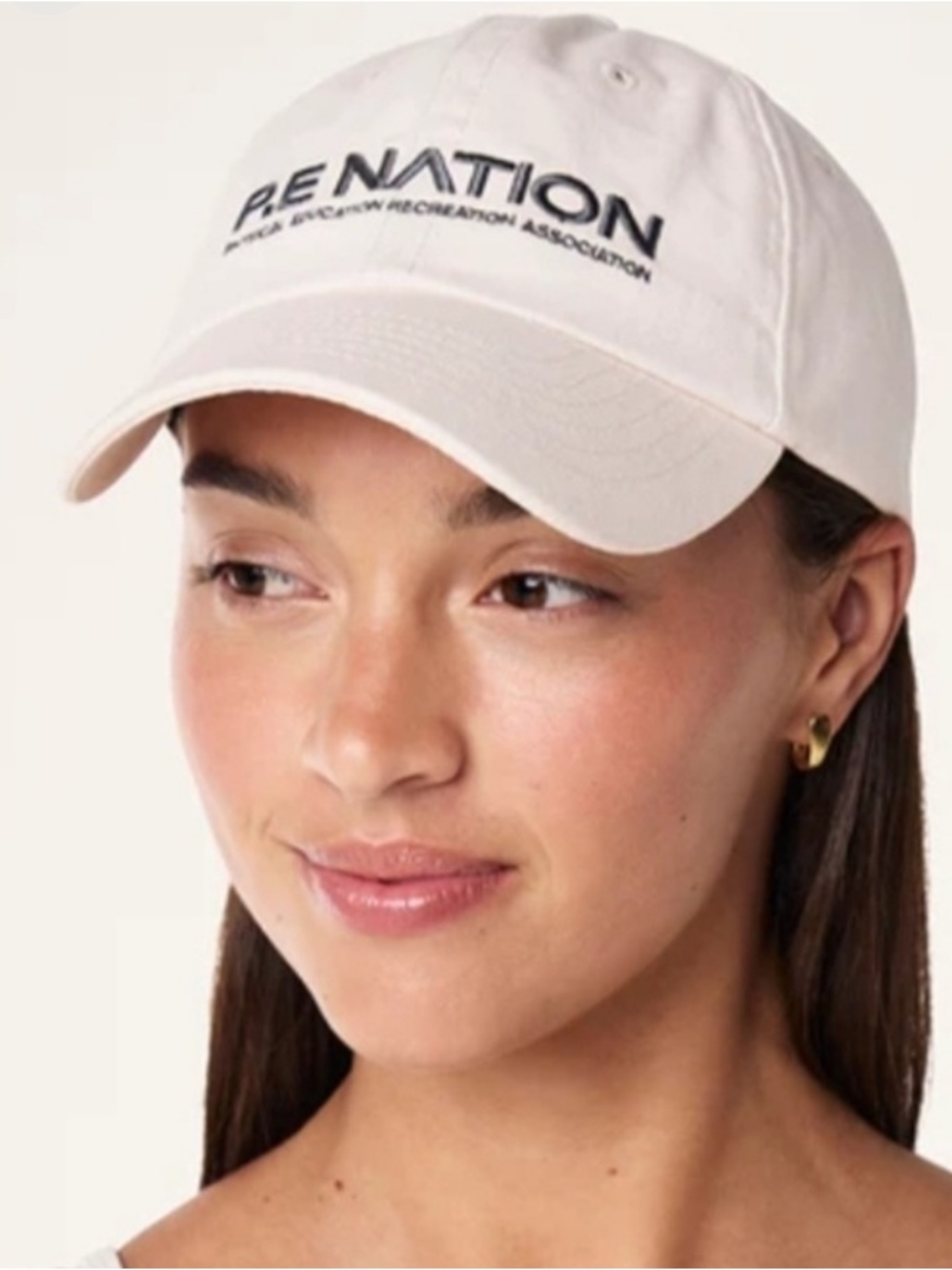 P.E Nation Homage Baseball Cap in Blush - NWT OSFA